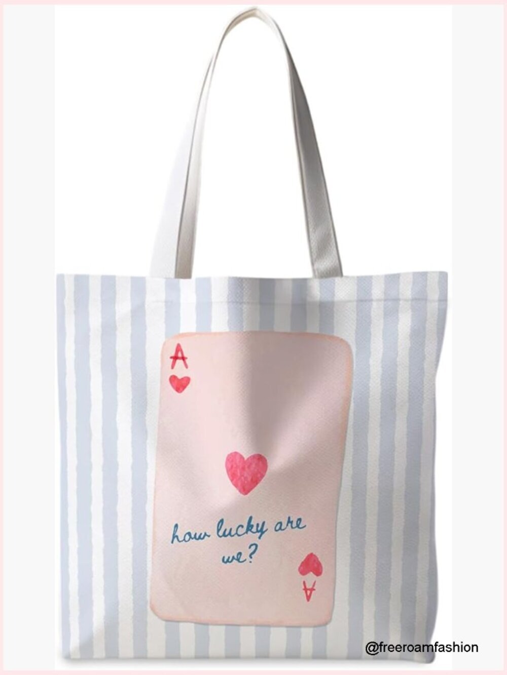 Canvas Tote Bag with Graphic Print, 15x15 Inches, Machine Washable